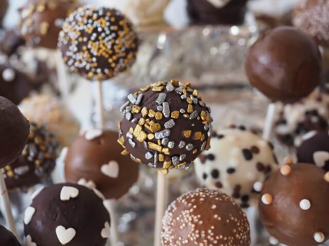 Photograph of cake pops
